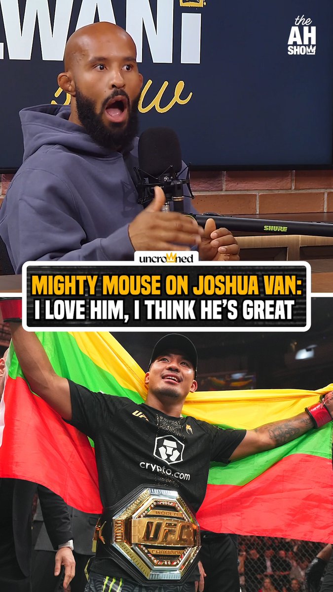 Demetrious Johnson loves what he sees from UFC flyweight champion Joshua Van 👏 #HelwaniShow