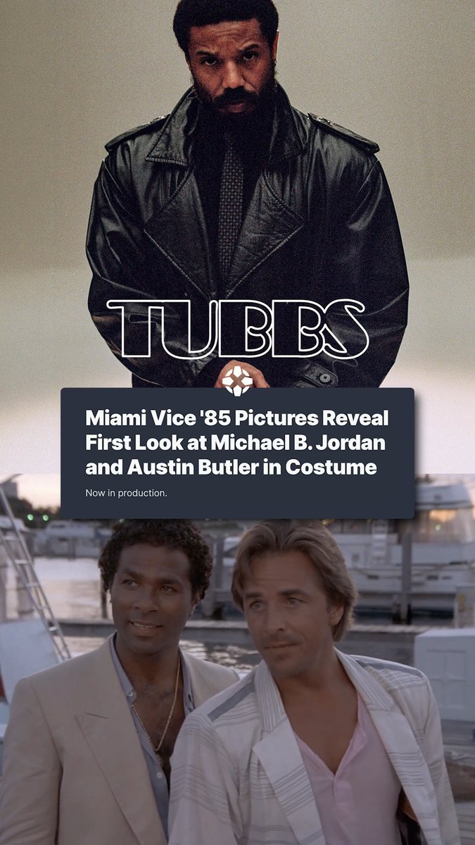 Miami Vice '85 is coming to theaters in 2028 and production just started!
