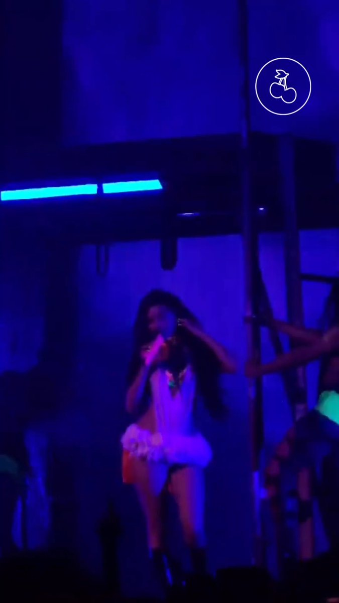 Tyla performs ‘KISS’ at the opening night of her ‘A*POP World Tour’ in Paris.