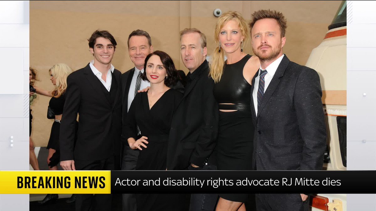 BREAKING: Breaking Bad actor and disability rights activist, RJ Mitte, has died aged 34.