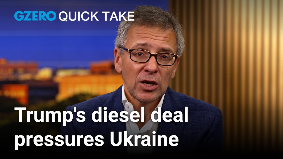 trump spent over a year saying other countries shouldn't buy russian oil. then diesel prices rose. now russia has a new buyer GZERO Media