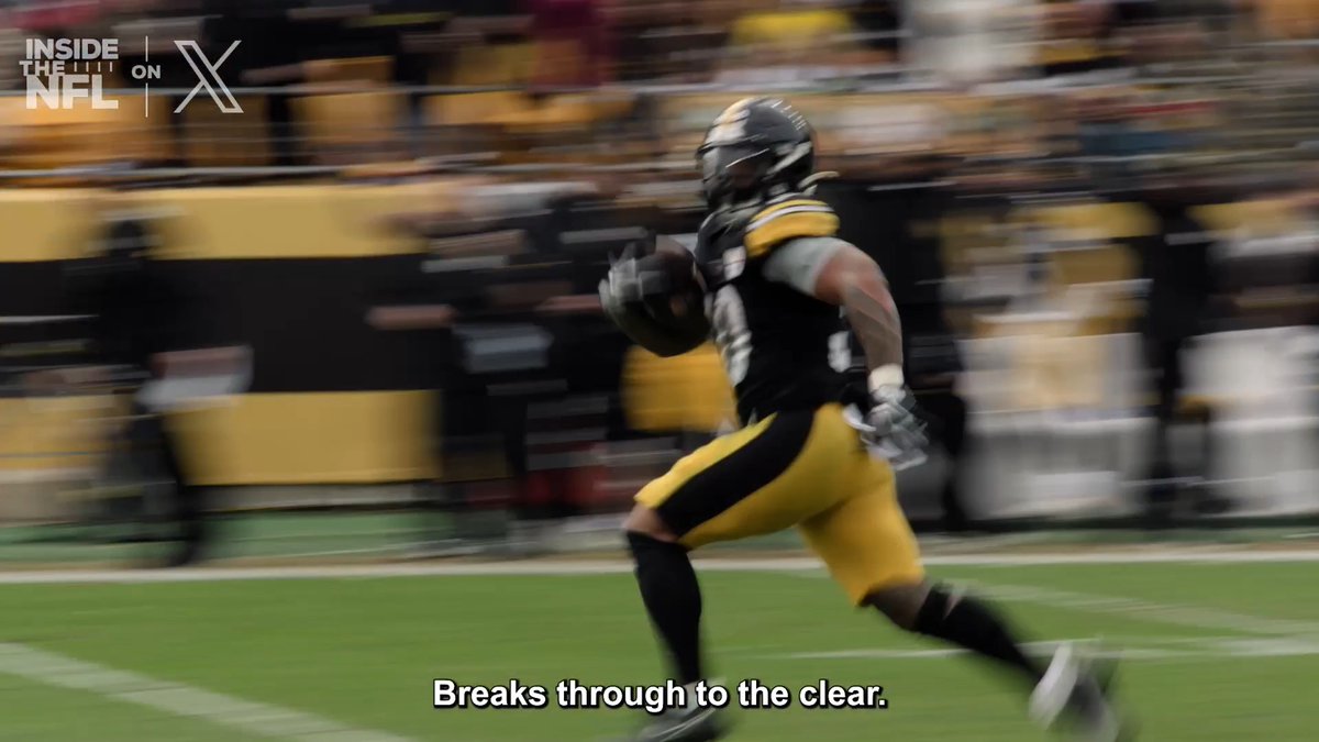 "Stop playin!" Jaylen Warren has put the @Steelers offense on his back the last 3 weeks 🔥