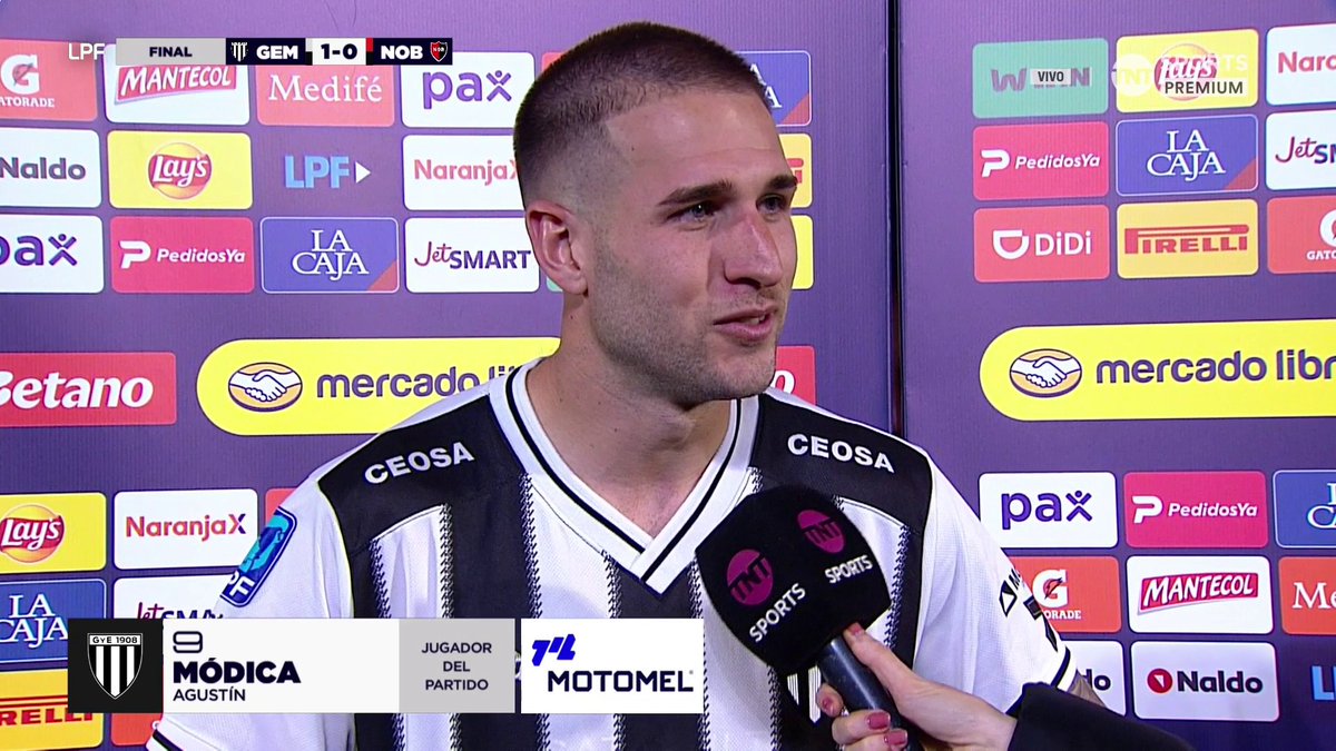 “LE DEDICO EL GOL A MI FAMILIA QUE ES MUY CANALLA Y DEBEN ESTAR CONTENTOS” Agustín Módica habló luego del triunfo sobre Newell’s y mandó una dedicatoria especial. #LPFxTNTSports