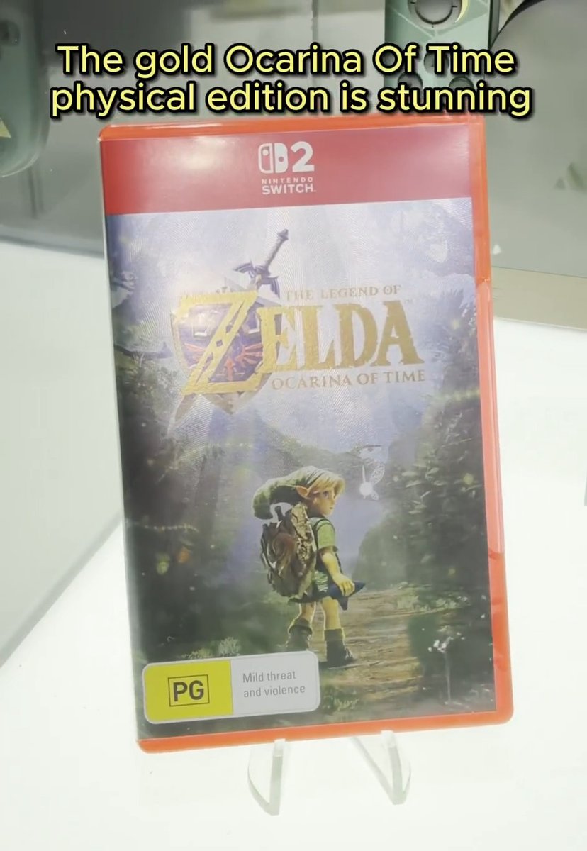 FINALLY a good look at the Zelda Ocarina of Time textured foil box art! Pre-order links Amazon: $10 off Walmart: #ad $10 off Best Buy: Target: Nintendo: