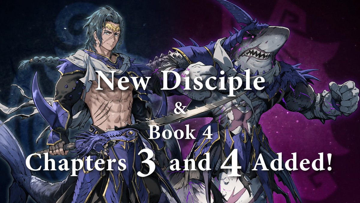New Story Release Announcement Book 4, An Island Apart, Chapters 3 & 4 are debuting soon! ✨ This will be your chance to recruit Magnus: Tidal Merc! We'll have lots more to share soon. ♪ #FEShadows #FireEmblem