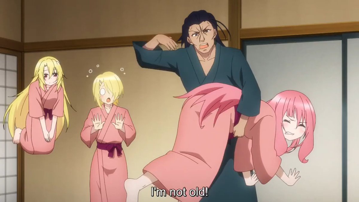 Demon Lod spanks girl butt for calling him an old prevert man 😂