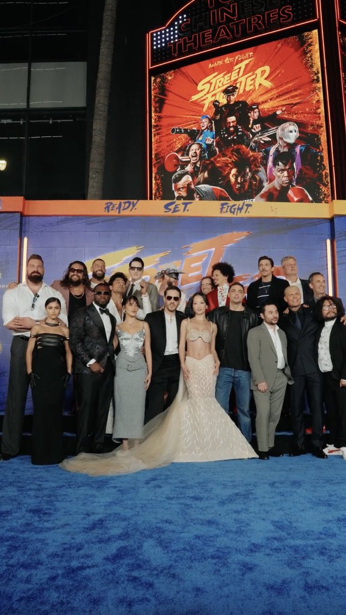 The World Warriors have assembled at the #StreetFighterMovie World Premiere! Get tickets now to see them on the big screen THIS FRIDAY!