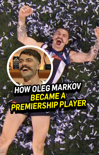 "Are you keen on a delisted free agent?" 😂 Who will be the Oleg Markov of this year's trade period? #TheFrontBar 📺