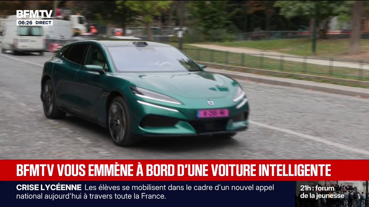 BFMTV a testé une voiture autonome dans les rues de Paris