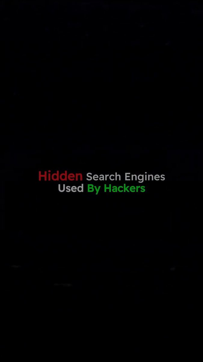 Secret search engines. Used any before?