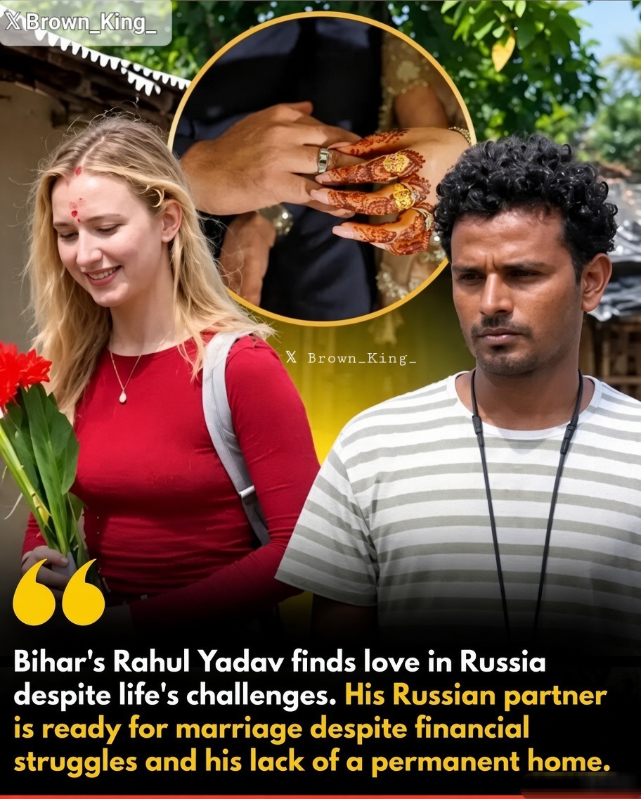 A Russian 🇷🇺 woman named Juli has arrived in Bhagalpur, Bihar, with her family to be with her Indian boyfriend, Rahul Yadav. The couple reportedly met in Russia when Rahul travelled there for work, and their friendship eventually developed into a relationship. Despite Rahul’s family living in a modest thatched house, Juli is reportedly willing to begin their life together in Bhagalpur. Her family has also met Rahul’s family, and the wedding is expected to take place in November 2026, although the exact date and ceremony details have not yet been announced. Their cross-cultural love story has attracted attention from local media and people, with many following the couple’s plans to start a new chapter together in India. ❤️