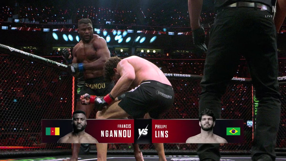 If Francis Ngannou was an asshole he could’ve landed another huge shot. Why was Herb Dean waiting? 😂