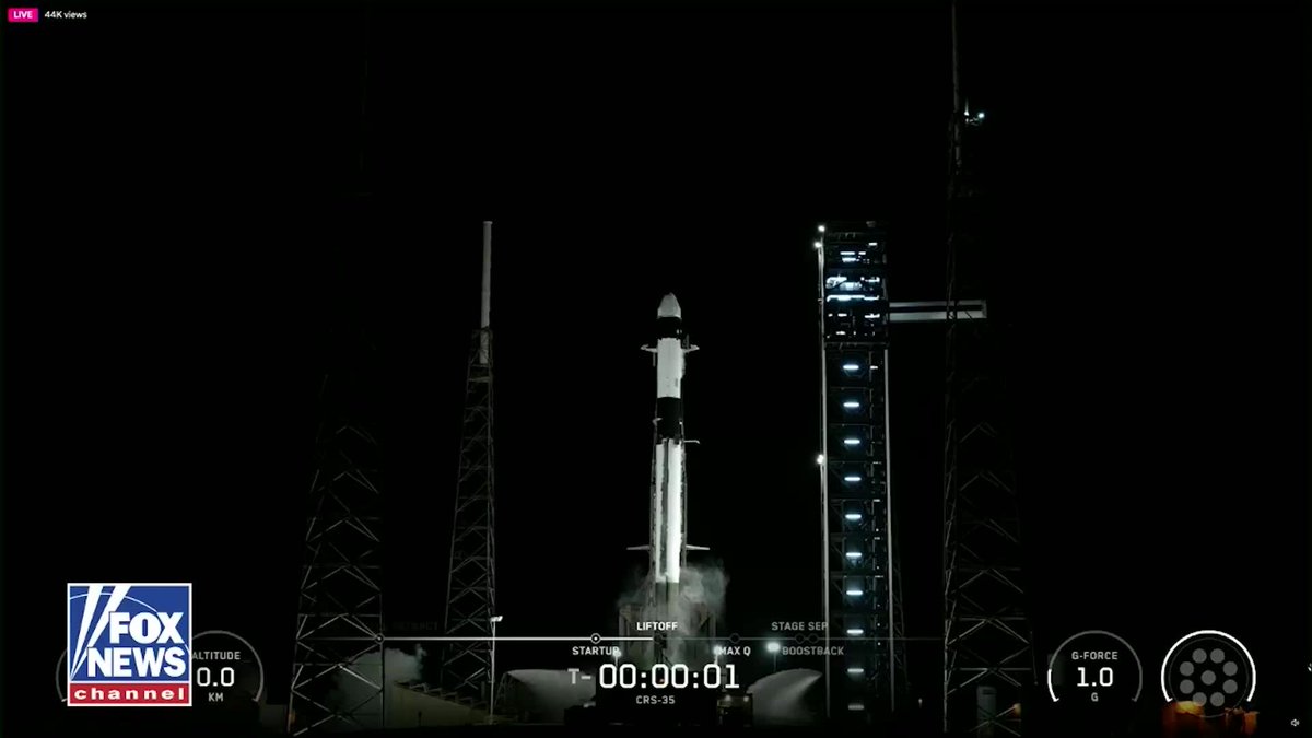 BLASTOFF: SpaceX sends another spacecraft soaring toward the International Space Station, launching NASA's CRS-35 cargo mission aboard a Falcon 9 rocket. The Cargo Dragon spacecraft is carrying supplies to support astronauts living and working hundreds of miles above Earth.