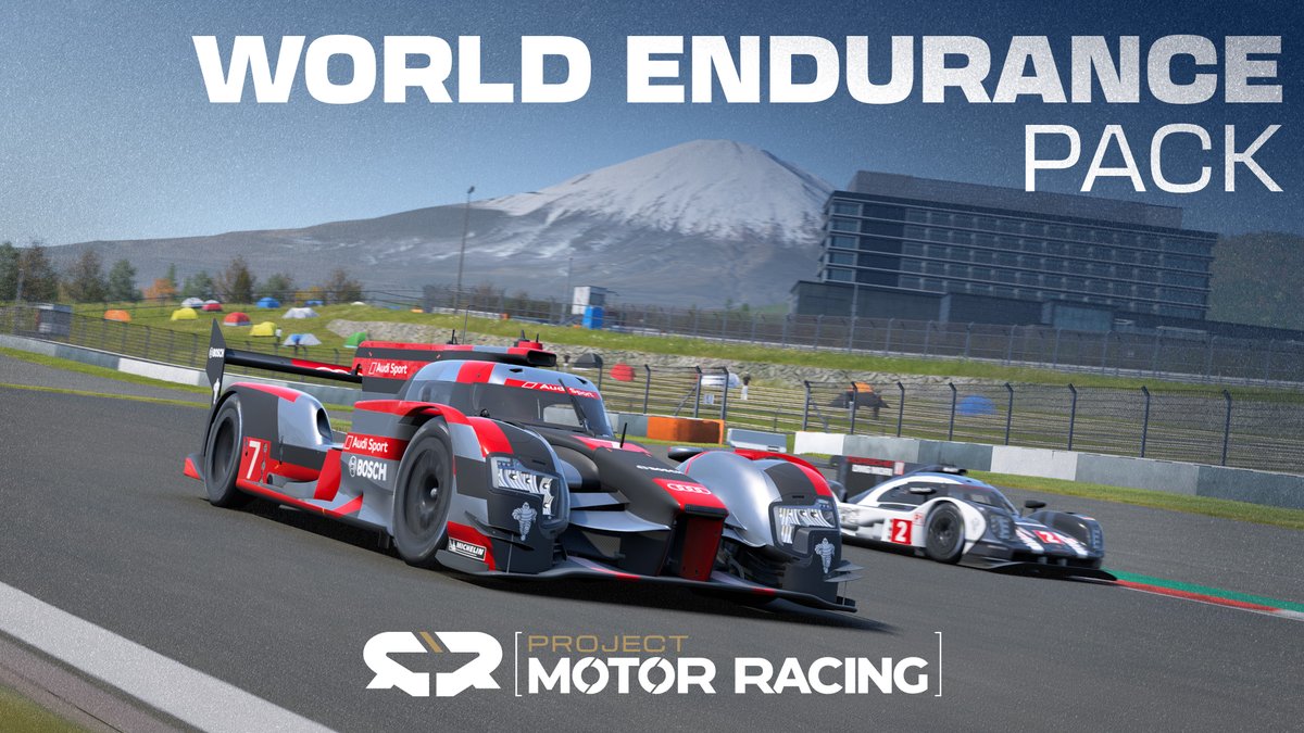 Your next challenge starts here ⏱️ The World Endurance Pack delivers 11 cars across 4 classes, with hybrid LMP1 favourites, two generations of LMP2 machinery and IMSA GTP icons. Race across time with Fuji Speedway in its modern and original 1966 layouts. Out 10th November 📅