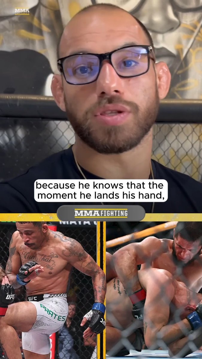 Jean Silva is confident Carlos Prates will be the one to dethrone Islam Makhachev: "The moment he lands his hand, the fight is over, It’s five rounds. I doubt he can go five rounds without taking a big shot from Prates." (🎥 Guilherme Cruz)