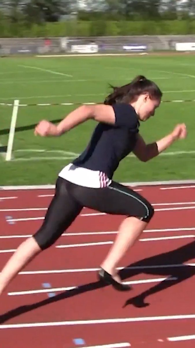 Fastest 100 m wearing high heels (female) 👠 13.557 seconds by Majken Sichlau 🇩🇰 Majken has held this record for over a decade - her daring dash took place during the Tarnby Games 2015 at Tarnby Stadium in Copenhagen, Denmark.