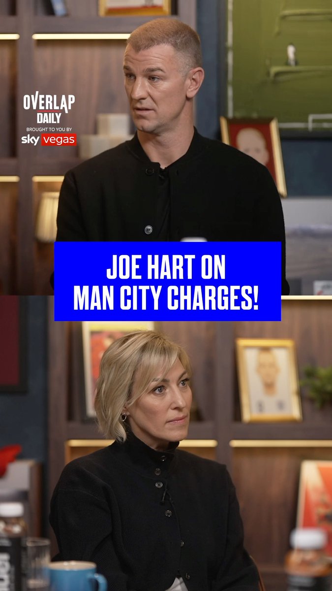 "They've given me good news and they've given me bad news!" 👀 Joe Hart weighs in on the Manchester City charges. Watch the latest Overlap Daily episode now on YouTube or listen wherever you get your podcasts 🙌⚽️