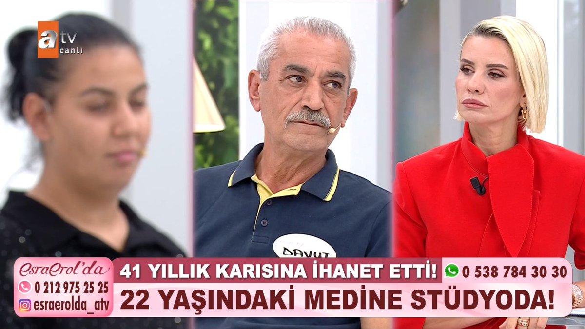 41 yıllık karısına ihanet etti! 22 yaşındaki Medine, Esra Erol stüdyosunda! #EsraErolda