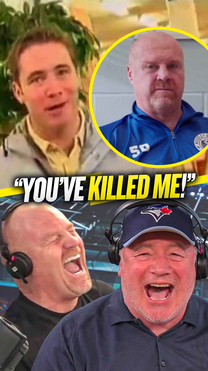 Ally McCoist and Sean Dyche losing it at Ally's acting past was brilliant! 🤣