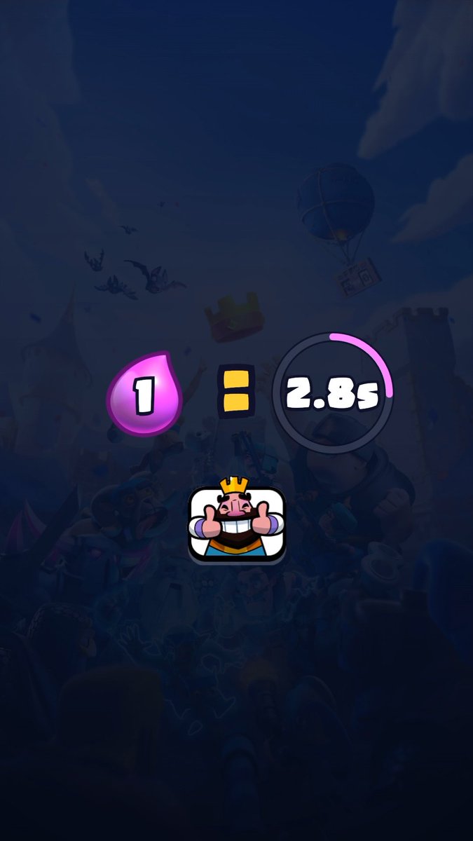 The most important number in Clash Royale is 2.8 🟣