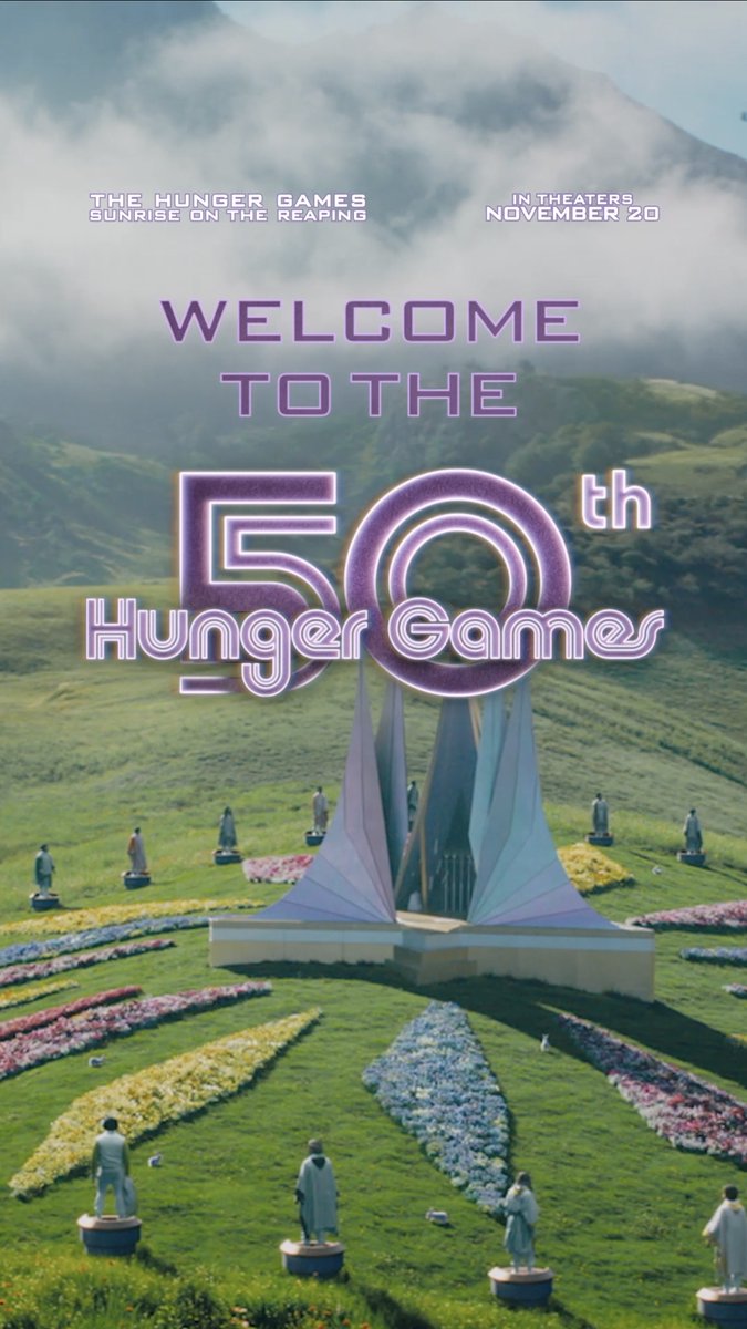 The Games that changed it all. #TheHungerGames: Sunrise on the Reaping – only in theaters & IMAX November 20.