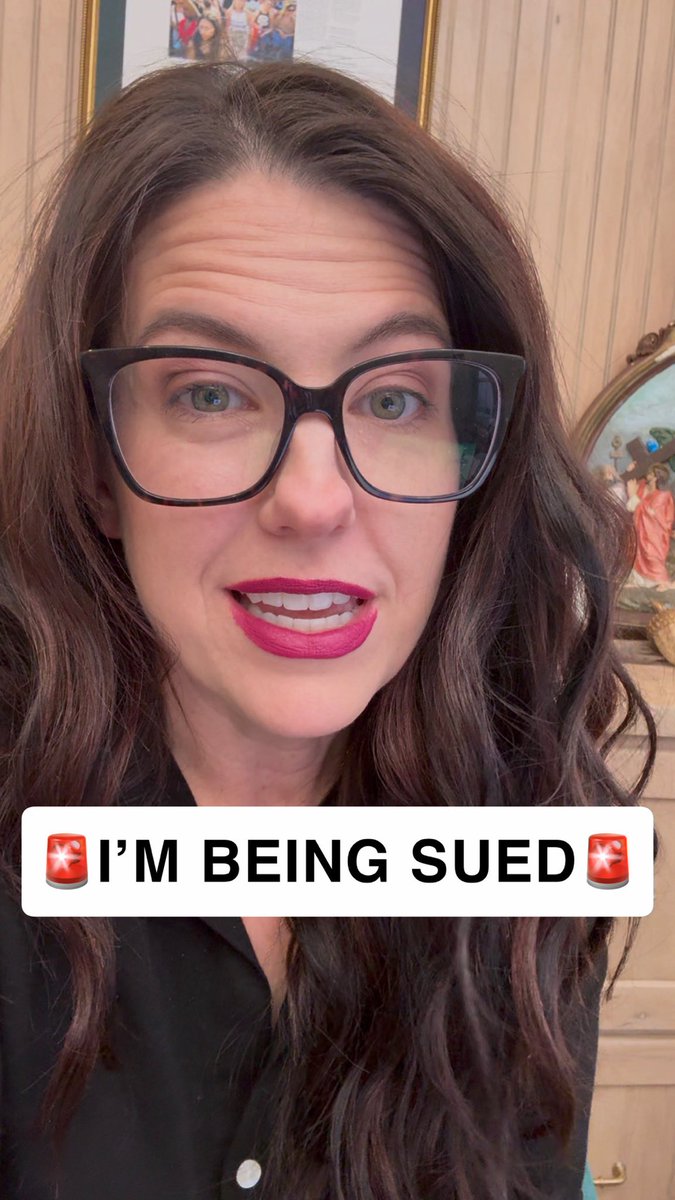 🚨I’M BEING SUED🚨 A Texas mom is suing me and three Students for Life of America | Pro-Life Gen staffers because she claims our pro-life work was so effective that she was “forced” to have her baby. Imagine suing someone for being TOO good at their job. 💅 Anyway, back to saving babies!