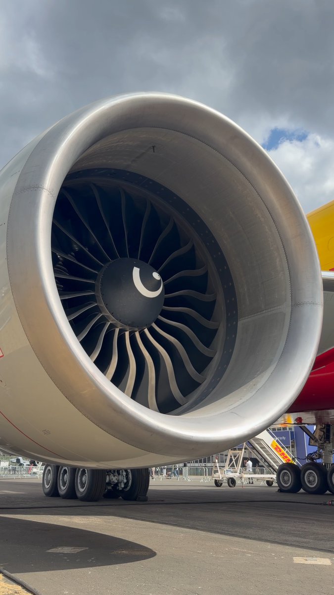 Big fan. Literally. 🌀 #GE90 #GEAerospace