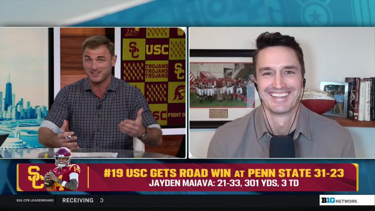 “It’s time to kinda put some fuel back in the tank for the Maiava Heisman conversations.” Jake Butt discusses the Heisman Trophy potential of USC Football ✌️ QB Jayden Maiava 👀 #B1GToday