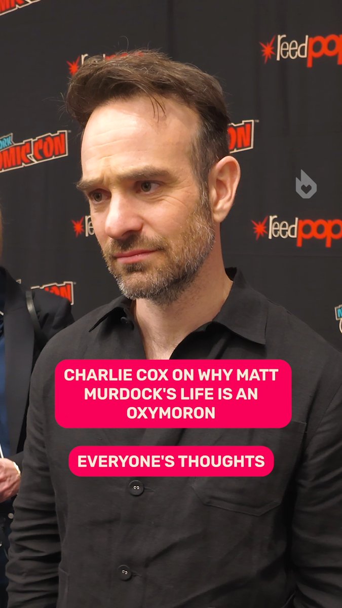 We can listen to Charlie Cox talk about @daredevil forever 🤩