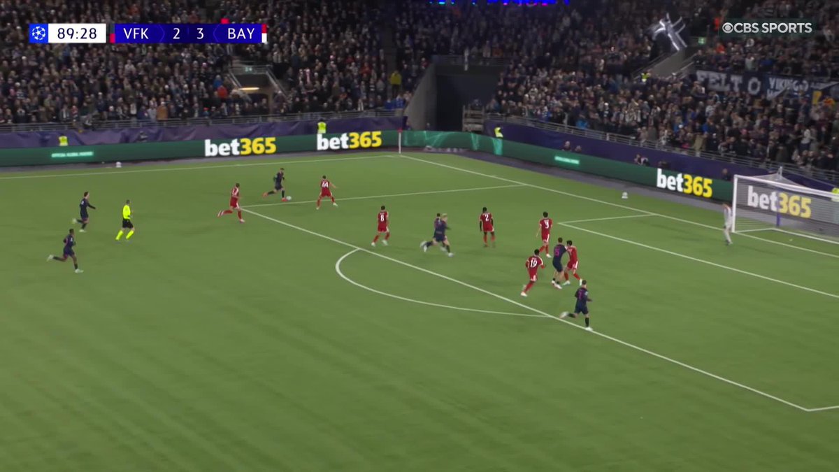 THIS GAME HAS EVERYTHING! 🍿 Viking grab a last-minute equalizer against Bayern ⏰ Watch the #UCL on @ParamountPlus 📺