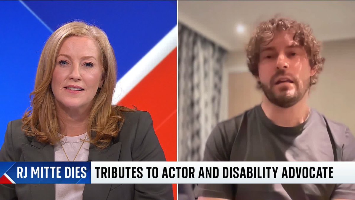 "For many young people, especially during the Breaking Bad era, [he] was the first piece of disabled, quality representation." Actor, Dan Edge, remembers the late actor and cerebral palsy advocate RJ Mitte. 🇬🇧 The UK Tonight with Sarah-Jane Mee: