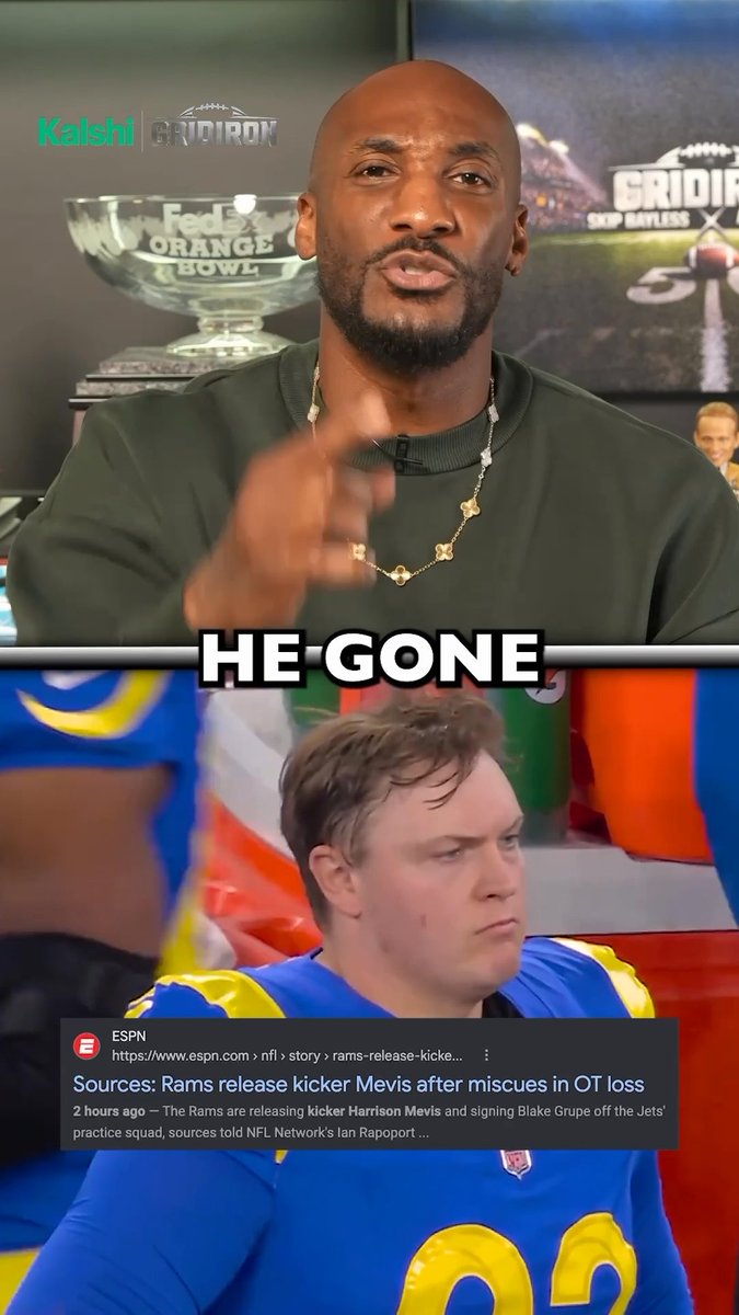RAMS CUT HARRISON MEVIS AND BRING IN BLAKE GRUPE 🚨👀 #Rams #LARams #NFL