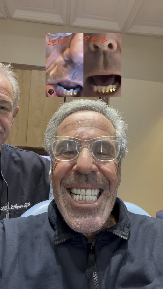 I am excited to announce that I have gotten NEW TEETH so I no longer will be compared to that disgusting individual…