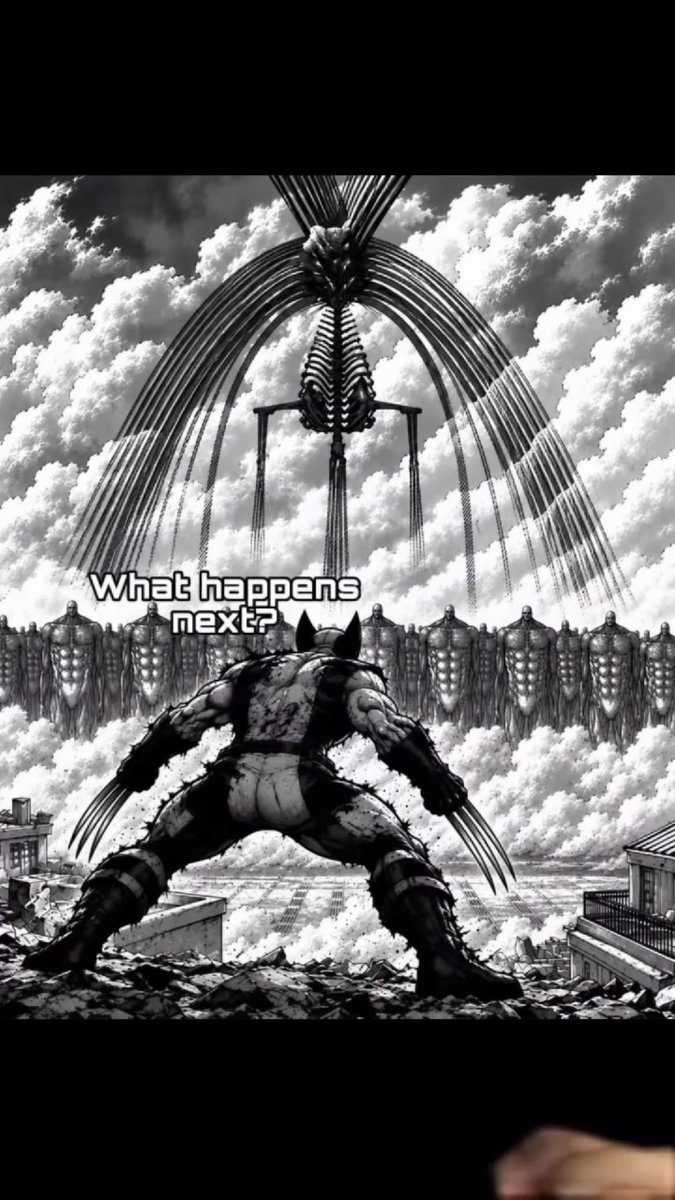 Simple as that #kingj2x #funny #aot #anime #wolverine