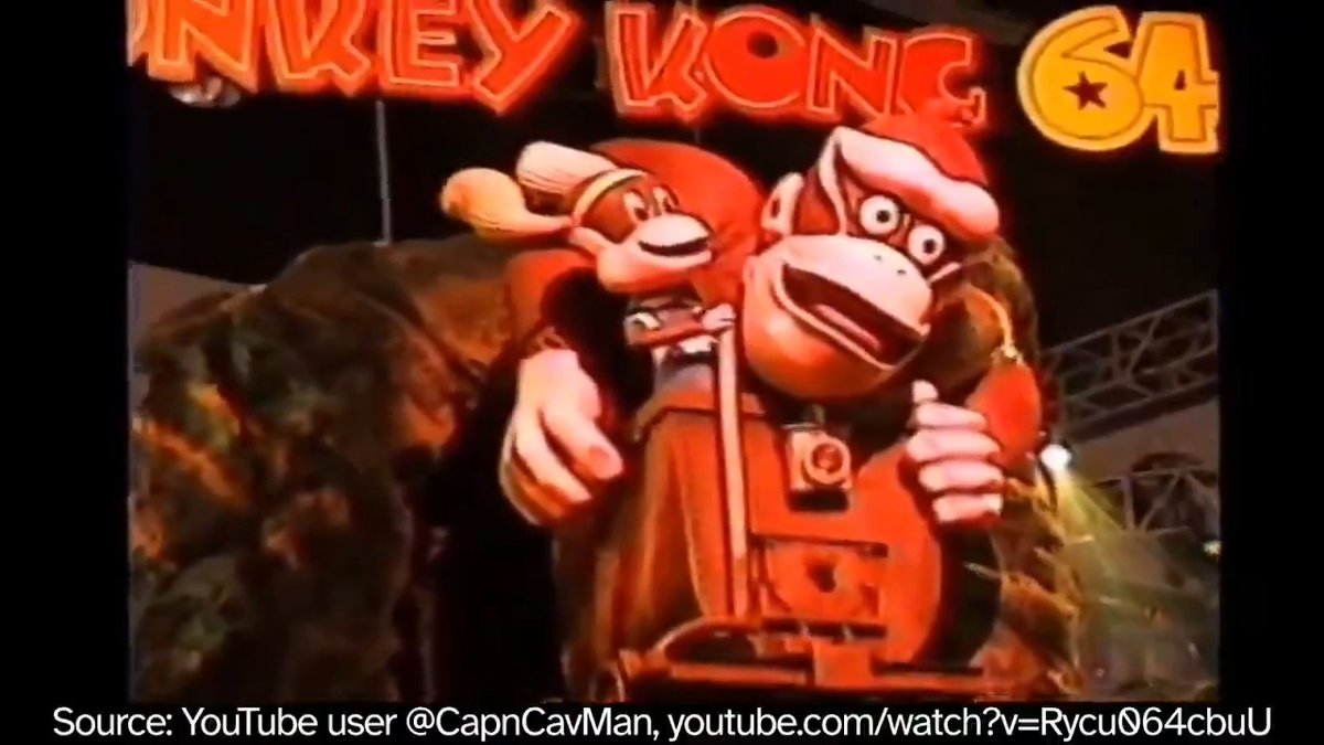 The disturbing Donkey Kong 64 display at E3 in 1999