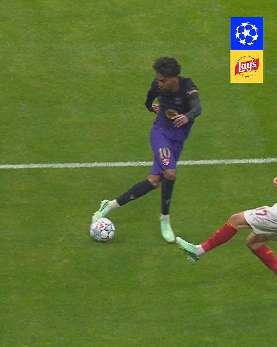 Two special Lamine Yamal assists 😮💨 Who did it best here? 🅰️ @lays_football | #UCLassists
