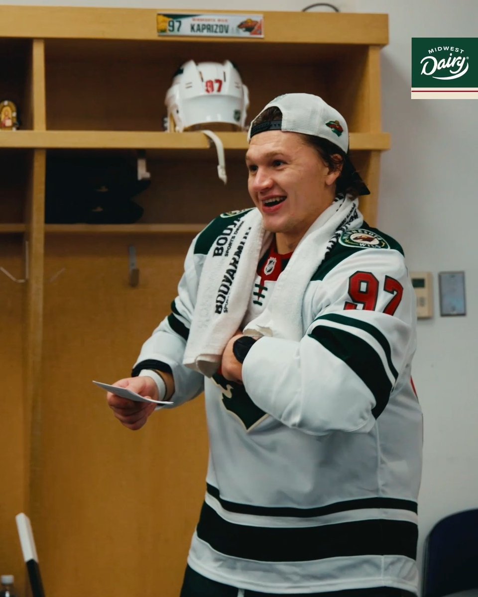 KK97 gets us rollin' #mnwild | Midwest Dairy