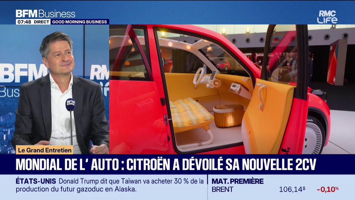 Citroën : la nouvelle 2CV ne sera pas produite en France ? "On ne spécule pas sur l'endroit où elle sera faite, elle sera faite en Europe." 💬Xavier Chardon, directeur général de Citroën et DS