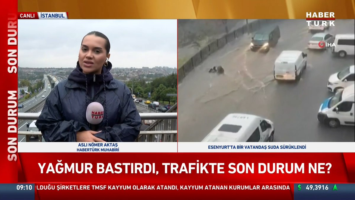 #SONDURUM - İstanbul'da beklenen yağış başladı... Trafikte son durum ne?