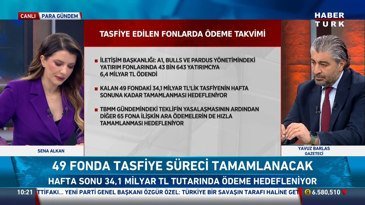 📌Fon kurulu 5. kez toplandı. Teklif yasalaşırsa 65 fona ait ödemeler hızla tamamlanacak. Gazeteci Yavuz Barlas #ParaGündem'de değerlendirdi.