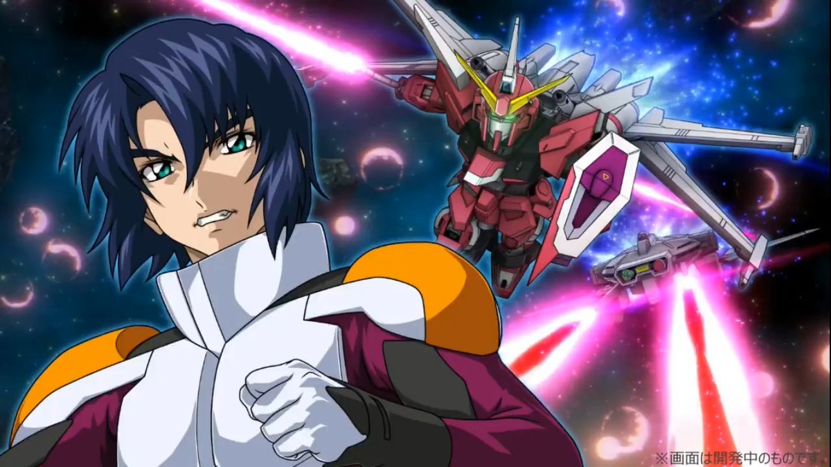 【キャバリアーアイフリッド 戦闘演出紹介】 10月15日開始の『4ステップアップガシャ-オーセンティック・セルフ-』に、『インフィニットジャスティスガンダム弐式』（アスラン・ザラ）の『【SSR】キャバリアーアイフリッド』が登場！！ 戦闘演出を公開します！！！ #スパロボ #スパロボDD