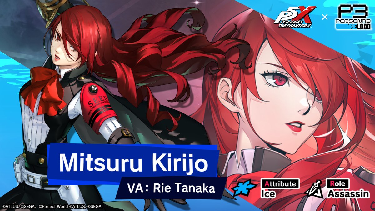 ✧─ New Character Intro ─✧ Check out the teaser trailer for Mitsuru Kirijo from Persona 3 Reload, coming soon to P5X in Ver. 4.11! "I am Mitsuru Kirijo. Rest assured, you won't regret calling upon me." ❄️ Mitsuru Kirijo (VA: #RieTanaka) #P5XEN #P3R #MitsuruKirijo #P3RxP5X