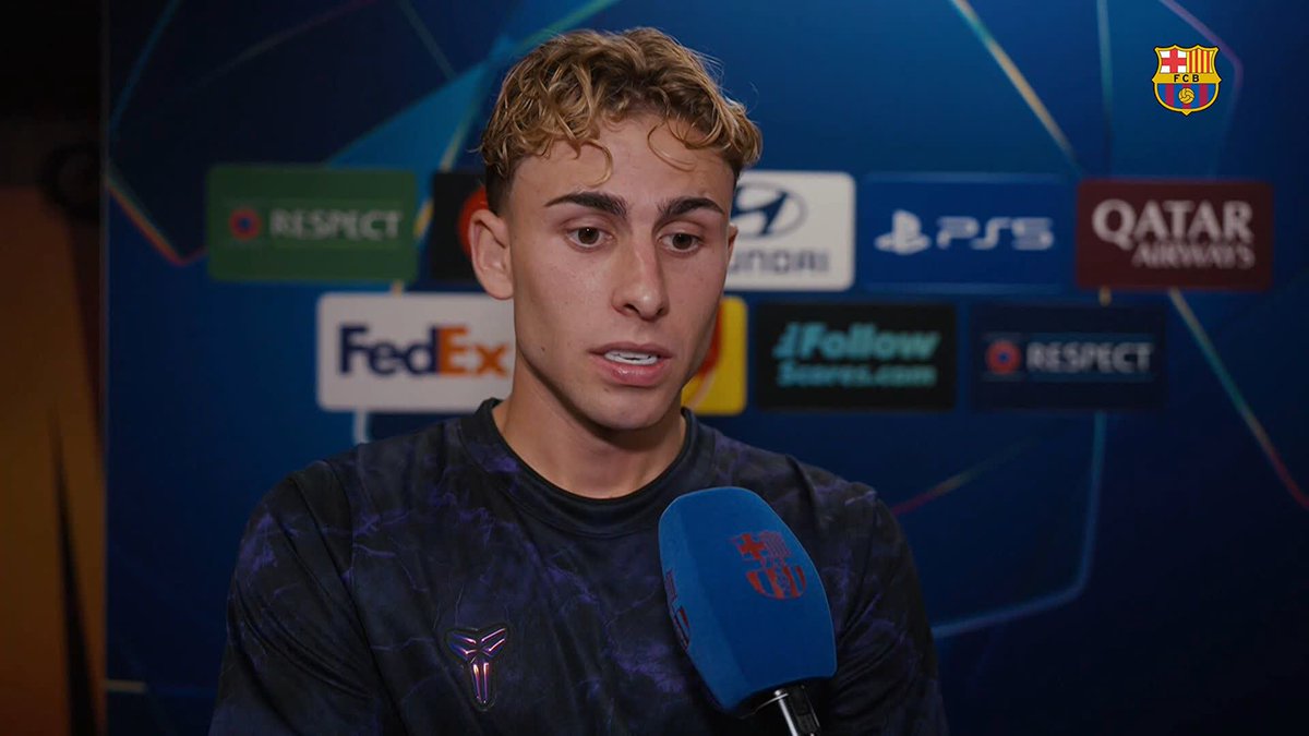 "La Champions League són detalls i hem sabut gestionar el partit per remuntar" 🗣️ Fermín López