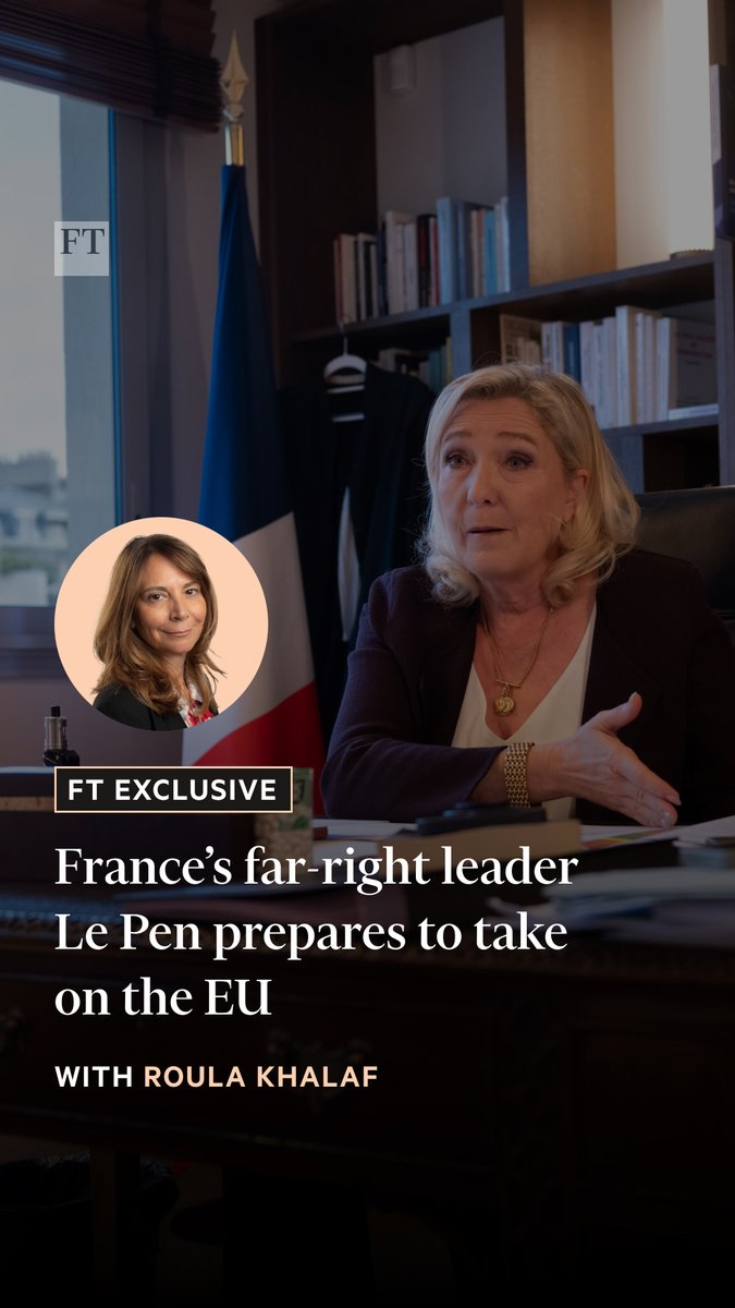 In an exclusive interview with the Financial Times, France’s far-right leader Marine Le Pen discussed her mission to slash France’s EU budget contribution and recognised it would not be easy to do Read the full interview