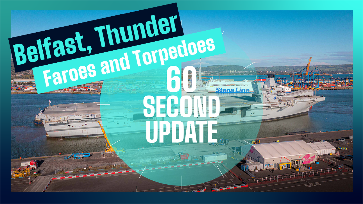 A landmark visit to Belfast, missile firings, torpedoes and a historic mission in the Faroe Islands. Read more: