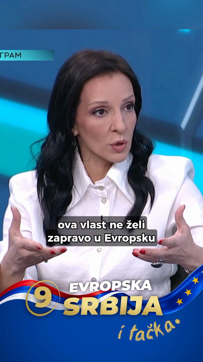 Usled ometajućih signala od strane RTS voditeljke, Srbija ipak na kraju čula zašto sa radikalima ne možemo u Evropu.