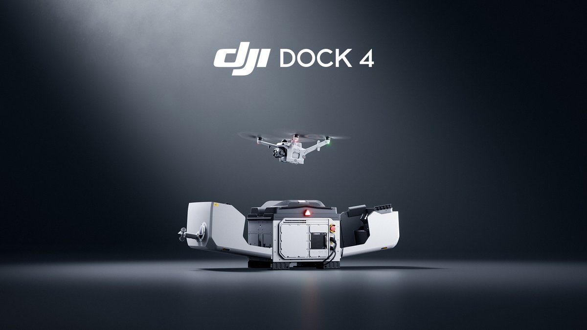 Meet DJI Dock 4: DJI's first dock with battery swapping. A 25-second automated swap keeps the drone ready 24/7, so DFR and automated workflows never wait for a recharge. Learn more 👉 #DJIEnterprise #DJIDock4 #DockAsFirstResponder #DroneInABox #BVLOS