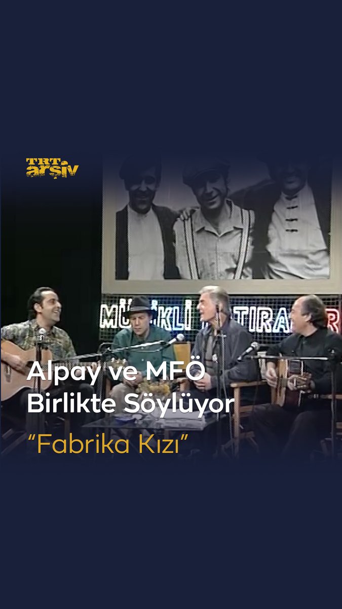 Bugün aramızdan ayrılan şarkıcı ve besteci Alpay’a Allah’tan rahmet, yakınlarına ve sevenlerine başsağlığı diliyoruz. Sanatçının 1993 yılında “Müzikli Hatıralar” programında MFÖ ile birlikte seslendirdiği sevilen şarkısını birlikte dinleyelim: “Fabrika Kızı”