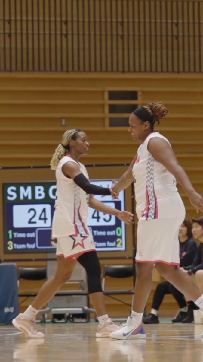 シャンソンの新たなチカラ💪 WNBAでのプレー経験をもつ195cmの規格外センター❤️‍🔥 シャンソン#55 サーシャ グッドレット（C｜195cm） シャンソンVマジック #Wリーグ #Wリーグユナイテッドカップ