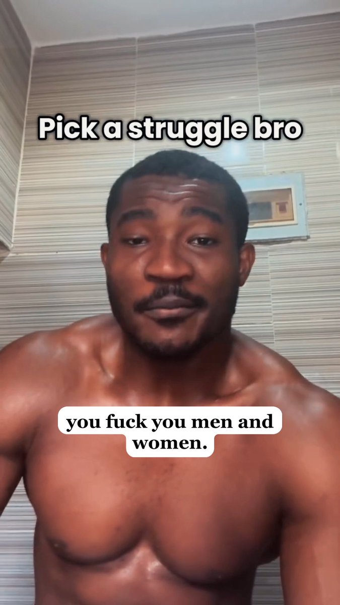 Did He just say be gay so I can THRUST you more? This must be rage baiting on the highest levels